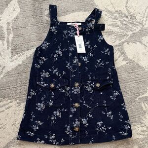 Vineyard Vines Navy Floral Kids Dress